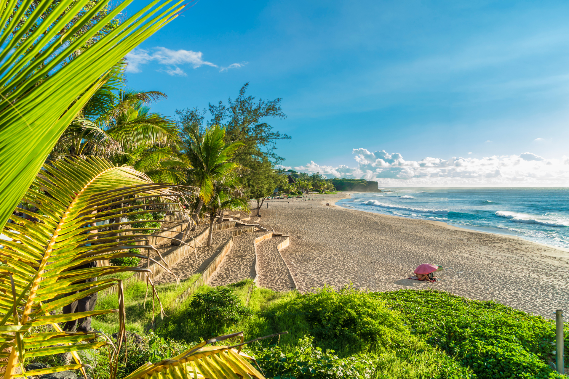 Île de la Réunion en famille - Plage de Boucan Canot