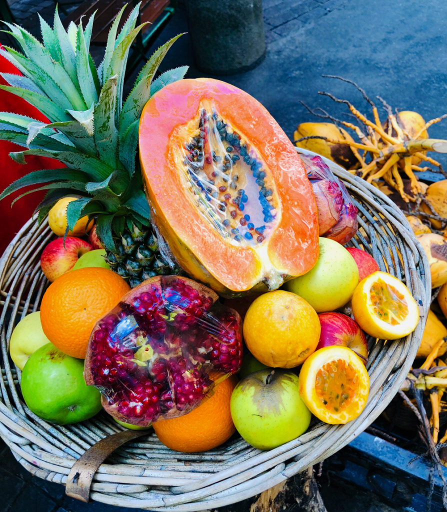 Corbeille de fruits - Île Maurice - Kallina Voyages